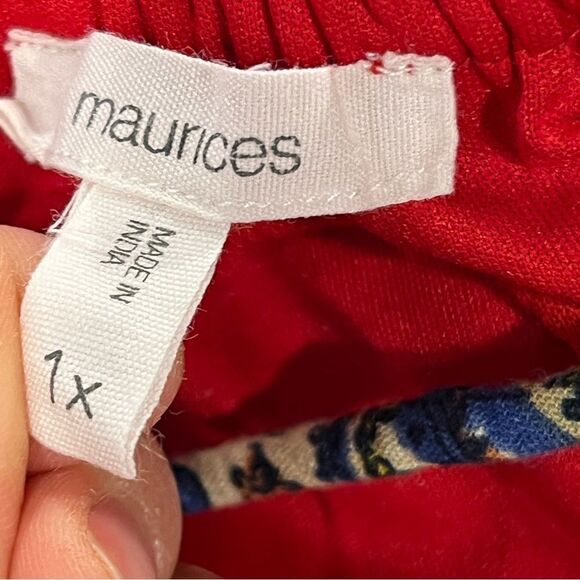 Maurices sleeveless paisley Floral plus size mini Dress size 1X - Picture 11 of 15